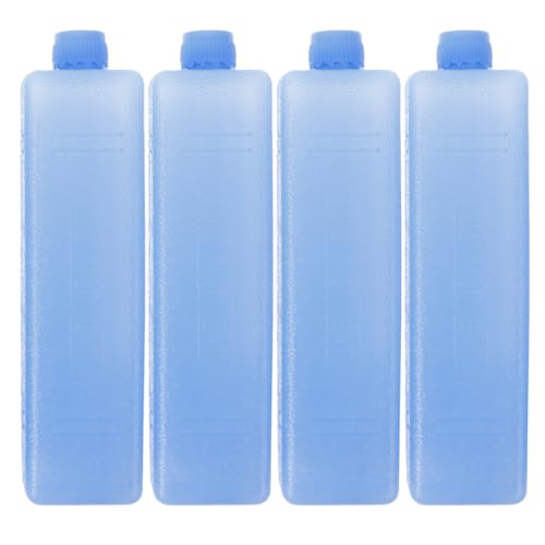 PRETYZOOM Ice Packs for Coolers 4pcs Reusable Ice Sheets Freezer Blocks Bin for Freezer