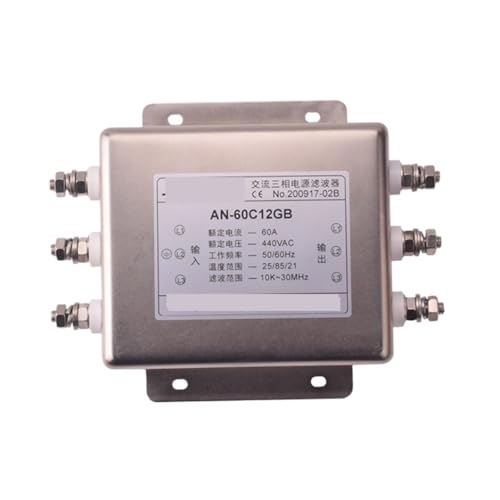 Filtro de potencia EMI trifásico ET-65C12G30B supresor de ruido para motor 380V