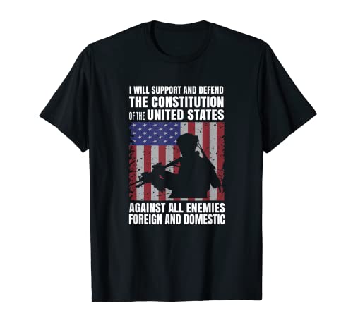 Estados Unidos Oath of Enlistment DD214 Alumni Honorable Discharge Vets - Figura decorativa Camiseta