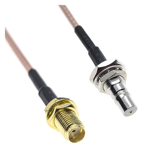 Câble RG316 QMA femelle SMA femelle, le jumper coaxial R/F d'une précision absolue pour labo