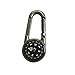 Metalowy Brelok Outdoor Mini Compass Dwustronny Klucz górski Klamra Snap Hook Termometr Compass Carabiner (Color : B)