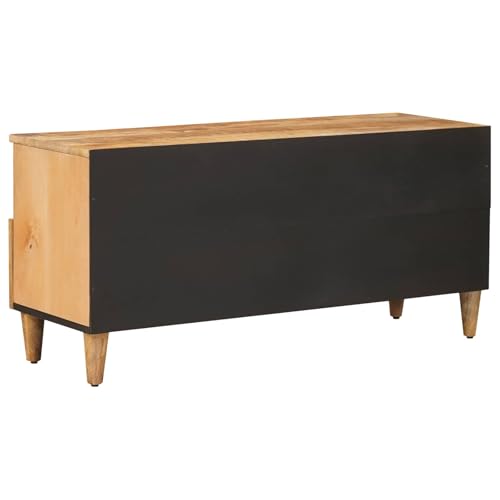 Meuble TV en bois de manguier massif au style moderne et chic