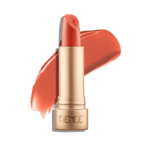 Image of RENEE H2O Hydrating Creme Lipstick - Coral Stream, Super Glossy, Lightweight, Non-drying & Hydrating, Easy Glides Formula with Intense Pigment, Shea Butter, Hyaluronic Acid, Jojoba Oil Infused