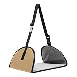 Flugzeug Hängematte Fußstütze - Verstellbare Länge Flugzeug Fußschlinge - Schwingfußstütze Beinkomfort Für Zug Büro Home Unter Schreibtisch Auto | Mittagspause Unter Schreibtisch Auto