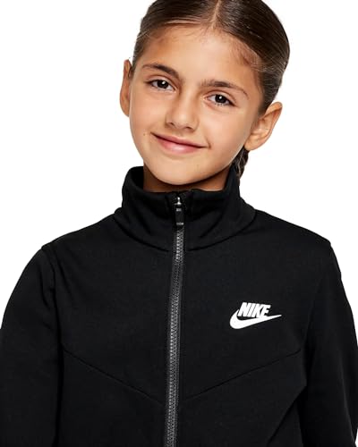 Nike Sportswear Big Kids' Tracksuit (FD3067-010, Black/Black/White)3