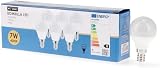 M Ledme - Pack 6, Bombilla Led E14 G45 7W, Luz neutra (4000k), casquillo E14, 630 Lumen, IP20, Apertura del Haz de Luz 200°, Eficiencia energética y Bajo Consumo. LM7607