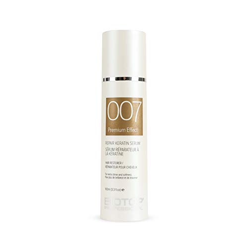 007 Keratin Serum for Damaged Hair, Leave-In Serum for Chemically Treated Hair, 3.38 oz  Biotop Professional