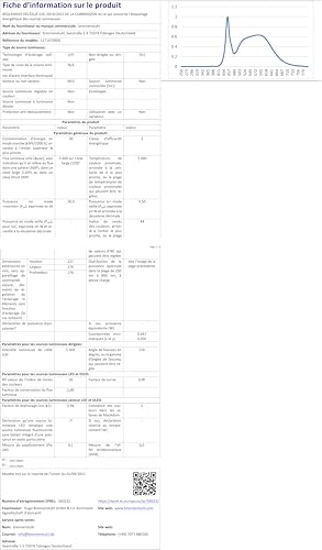 Brennenstuhl Bluetooth LED Baustrahler TORAN 3050 MB (30W, 3400lm, 5000K, IP55, LED Arbeitsstrahler mit Lichtsteuerung per App und 5m RN-Kabel)