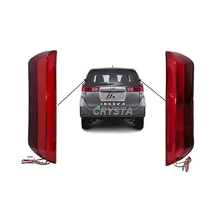 MODIFIED AUTOS Illuminate Your Innova Toyota Crysta Type1 Rear Tail Cabin Pillar Light- Set Of 2, Red Colour, Led