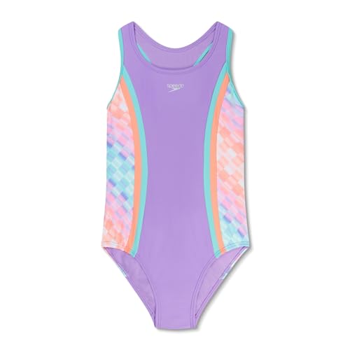 Image of Speedo Girls Printed Sport Splice