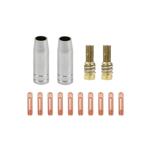 Image of Contact Tips Nozzle Diffuser Drive Roll Fits Goplus MIG 130 Welder