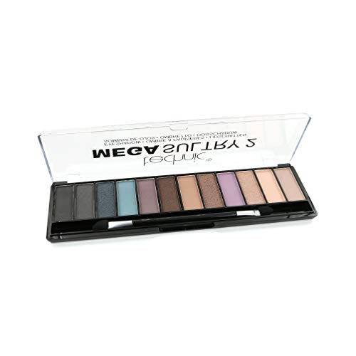 1,5 g Paleta de sombras de ojos Mega Sultry 2 de Technic con 12 tonalidades.
