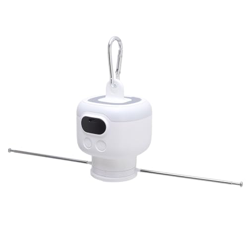 Luocute Ventilador Colgante Repelente de Moscas, Varilla Telescópica Ajustable, Ventilador Eléctrico Silencioso USB con Control Remoto, Ventiladores de Techo para Cocina, Restaurante,