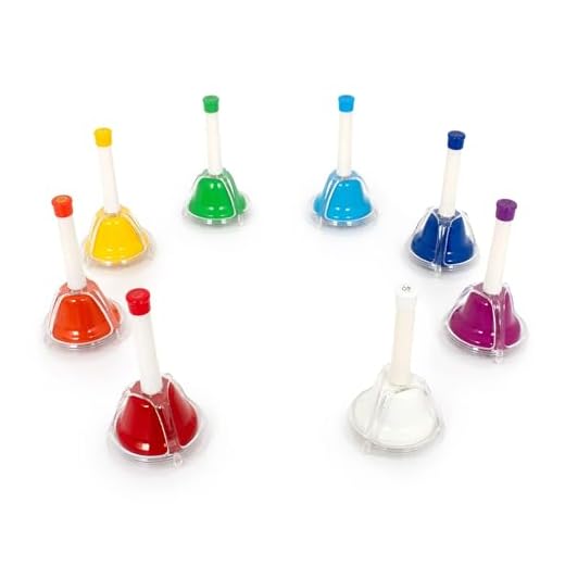 Percussion Workshop CB8 - Set de 8 campanas, multicolor