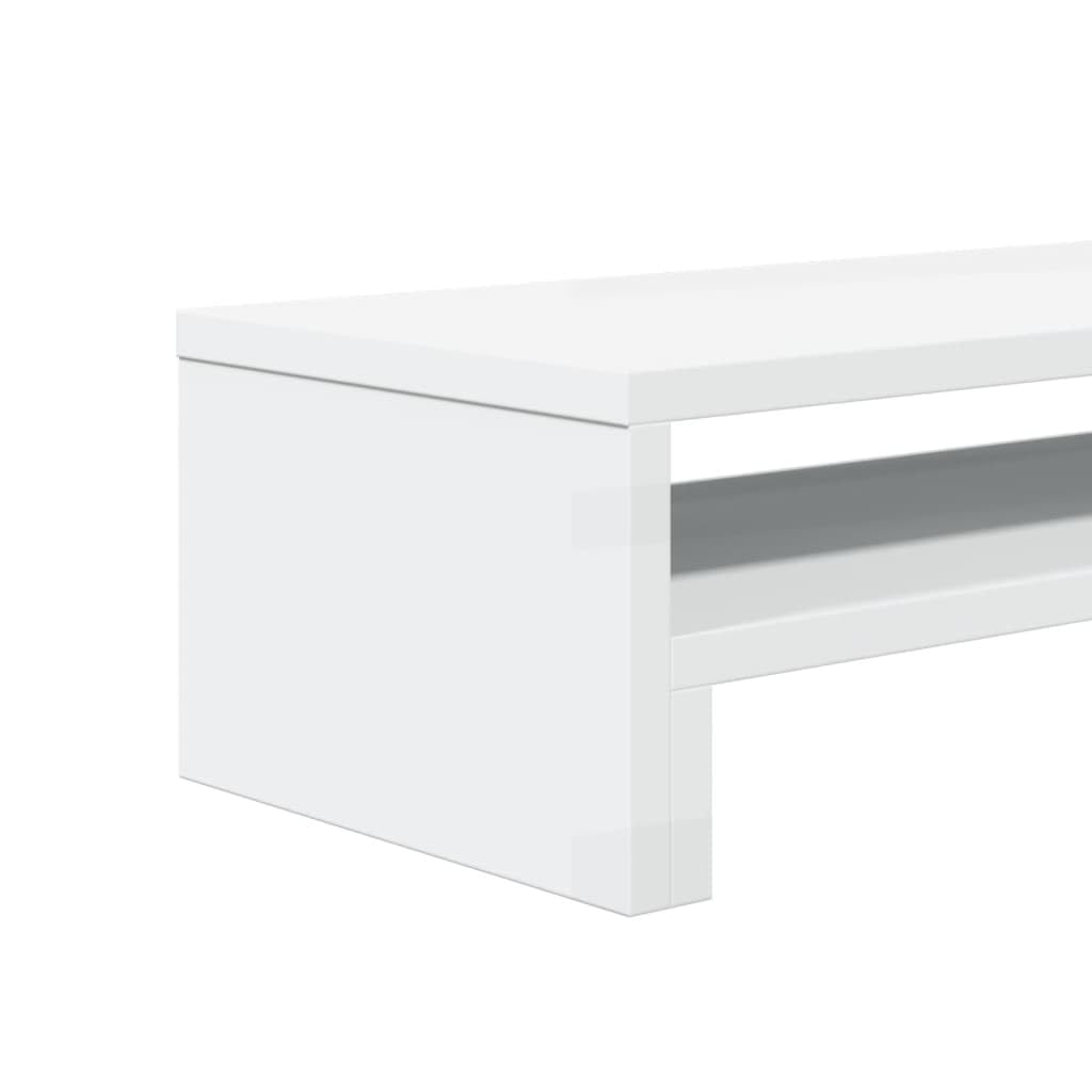 Homgoday Supporto per monitor da scrivania per PC, supporto per computer portatile, 54 x 22 x 15 cm, in legno