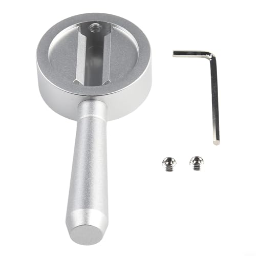 Palanca de vapor de aluminio compatible con máquinas de café espresso Breville 870/875/876 para agua caliente y función de vapor (plateado) - imagen 2