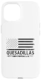 Hülle für iPhone 15 Amerikanische USA-Flagge Quesadillas Quesadilla Mexikanisches Essen