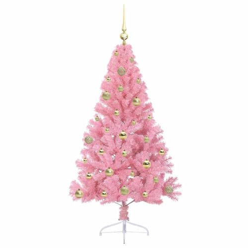 Árbol de Navidad artificial con luces LED Tidyard cono elegante exterior e interior 5
