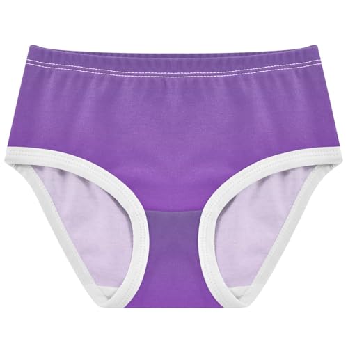 Joisal Cotton Girls Underwear Toddlers Violet Dark Orchid Gradient Panties for Girl Aesthetic Underpants Briefs 2t