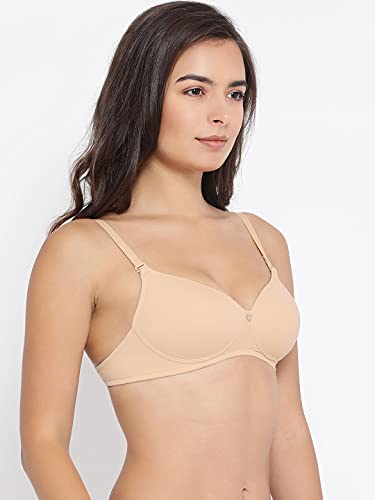 Image of Macrowoman W-Series Nine to Five Bra for Women in Cotton Poly Fabric, Seamless Wire-Free Full Coverage for Daily Comfort & Support