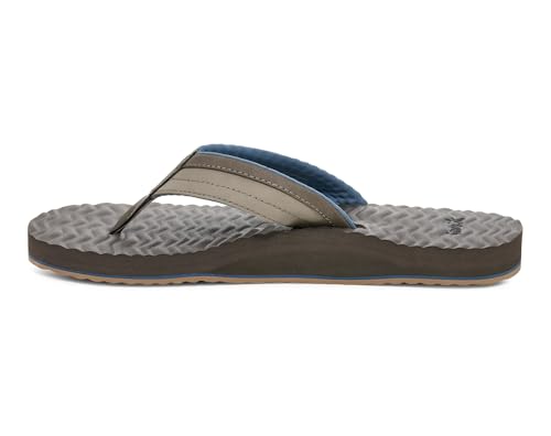Image of Sanuk Mens Ziggy Plush | Flip Flops for Men | Mens Sandals | Beach Sandals | Supportive & Lightweight | Comfort Footbed