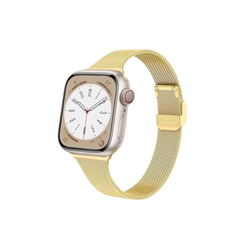 Bracelet milanais en métal élégant et robuste compatible toutes séries Watch Ultra et SE
