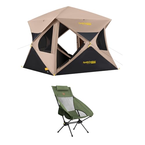 Carpa Instantánea para Camping 4 Personas FanttikOutdoor miniatura 1