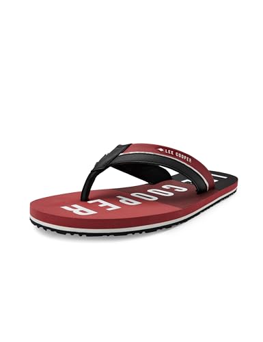 Image of Men's logo print flip-flops slippers