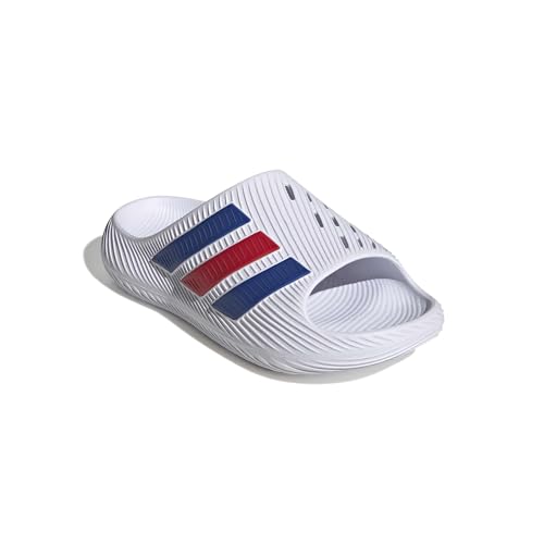 adidas Men's Purechill, White/Team Royal Blue/Better Scarlet, 8 - image 5