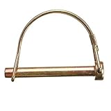 JenNiFer 6/8/10Mm Messingsilber D Clip Shaft Locking Tailgate Retaining Pin for Trailers - 8Mm