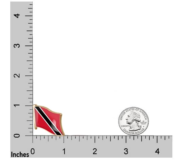 Image of vmcoatdu 1inch Country Flag Pin Badge International Travel Brooch Metal Alloy Souvenir Pin