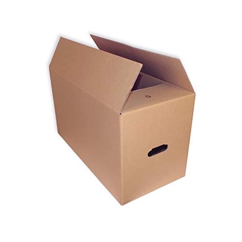 Pack 60 cajas de Cartón simple. - 630x300x350mm - Caja para envío, mudanza y almacenaje - Ultraresistentes