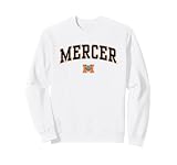 Mercer Bears Arch Over White Officially Licensed Sweatshirt