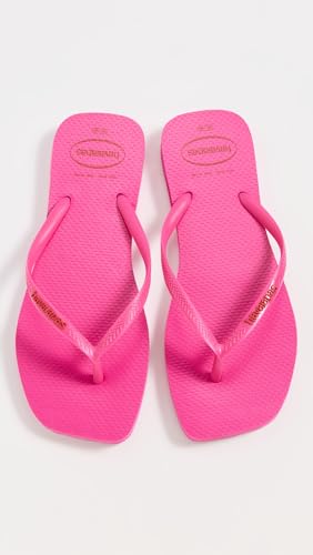 Image of Havaianas Women's Slim Square Logo Pop Up Flip Flops