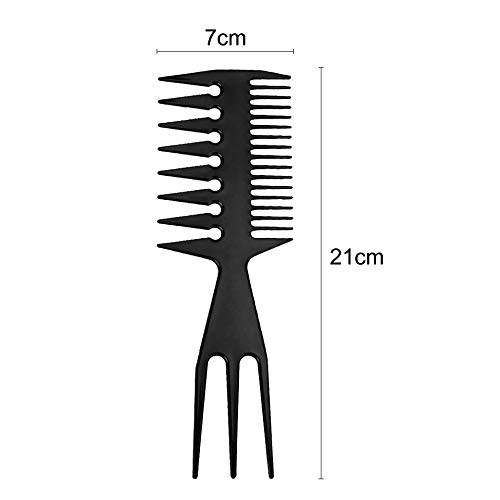 Pettine da parrucchiere a denti largo, double