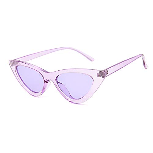 Image of Retro Vintage Narrow Cat Eye Sunglasses for Women Clout Goggles Plastic Frame