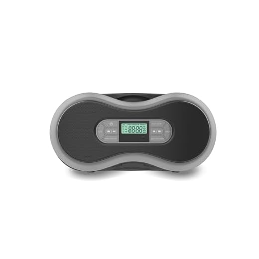 Core Innovations Portable Bluetooth CD Boombox with Digital FM Radio