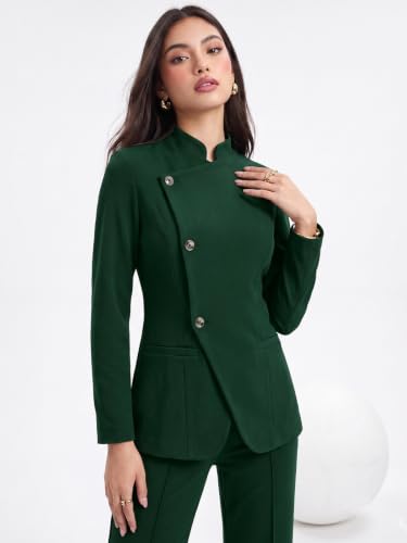 Image of Selvia Women's Full Sleeve Blazer Top with Trouser Co-Ord Set, Co ord Set for Women Stylish