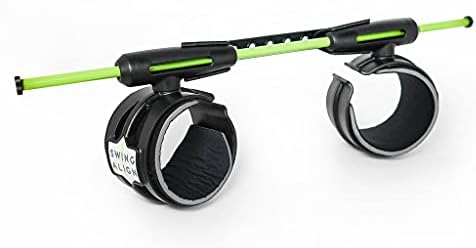SWINGALIGN Swing Align Golf Training Aid – Improves Alignment, Rotation, and Swing Plane