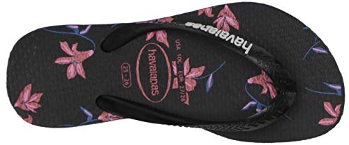 Image of Havaianas Unisex-Child Slim Surf Floral Flip Flop Sandal