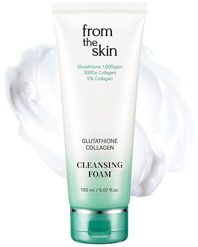 FROM-THE-SKIN-Glutathione-Collagen-Cleansing-Foam-Korean-Face-Wash-Gentle-Facial-Cleanser-Pore-Clarifying-Detox-Hydrates-and-Revitalizes-For-Oily-Dry-Skin-Skin-Irritation-Formula-53oz