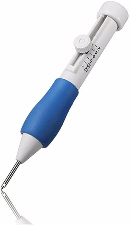 KiWarm ABS Plastic Three Sized Sewing Embroidery Stitching Punch Needle DIY Craft Tool Set 2 Threader Guide for Handmade Tool