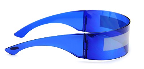 Image of Futuristic Shield Sunglasses Monoblock Cyclops 100% UV400