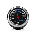Fit for Mini Car Digital Clock with Thermometer and Hygrometer | Auto Interior Decoration Gauge for Vehicles(5 X 4 X 4 CY20012103)