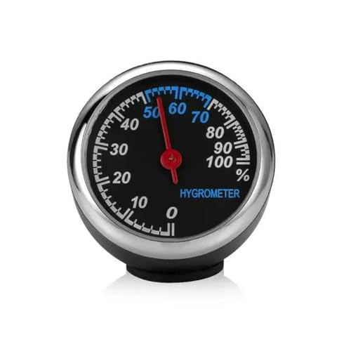 Fit for Mini Car Digital Clock with Thermometer and Hygrometer | Auto Interior Decoration Gauge for Vehicles(5 X 4 X 4 CY20012103)