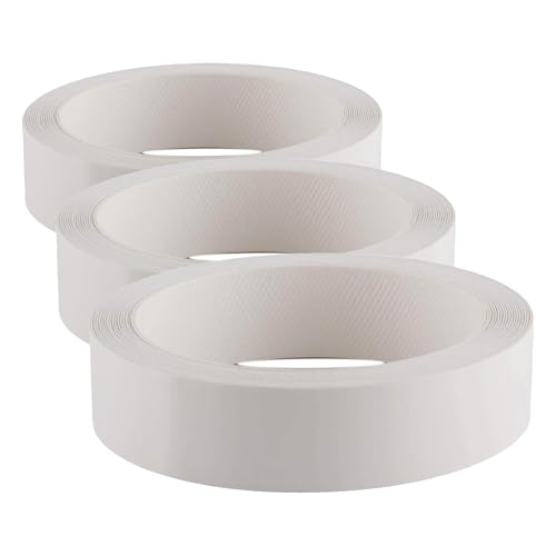 Chant adhésif blanc 23mm x 5m lisse NORDLINGER PRO pour finition de meuble en lot de 3