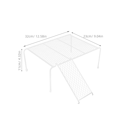 Support pour mangeoire de poulailler robuste en fer blanc avec rampe d'accès - 8