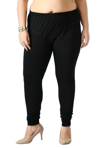 Sukhharta Ruby V-Cut Leggings for Women | High Rise | Soft & Stretchable Cotton Lycra | Everyday Wear-picture-47