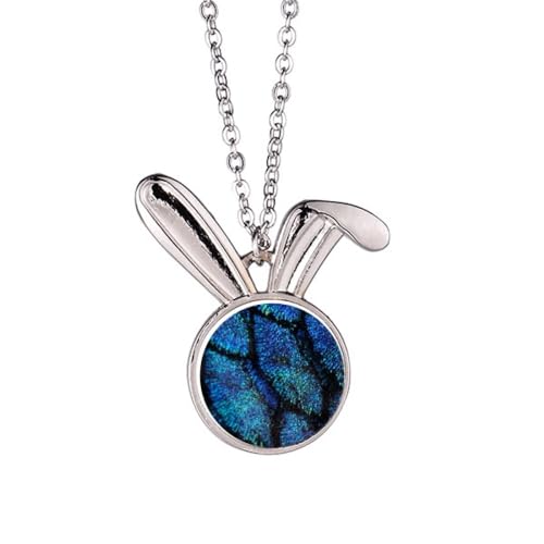 Collier lapin et poisson bleu le cadeau d anniversaire parfait