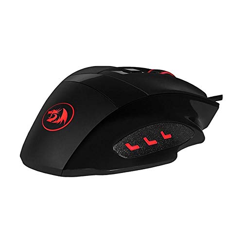 Image of Redragon Phaser M609 Wired USB Gaming Mouse 3200 DPI /LED Lighting for Windows /Mac PC (Black)